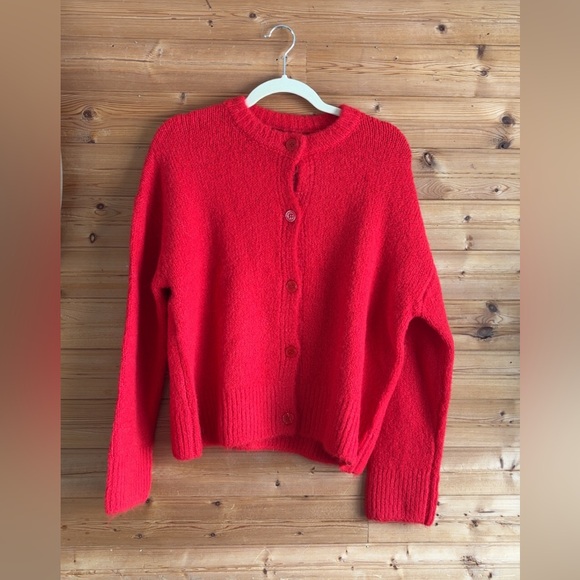 New, BDG Red Cardigan - Picture 2 of 11